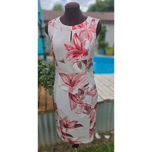 Women's NWOT En Focus Floral Dress Size 8